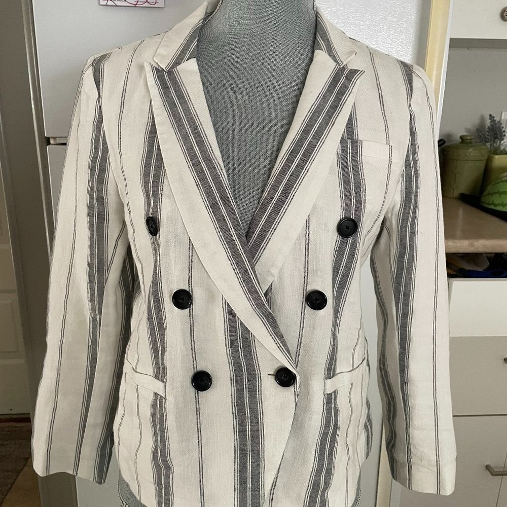 LOFT Linen Cotton Blend Blazer